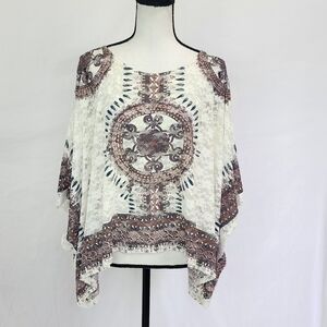 RXB Boho Lace Poncho